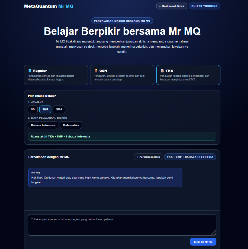 Belajar bersama Mr MQ
